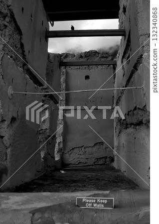 Casa Grande National Monument Black and White 132340868