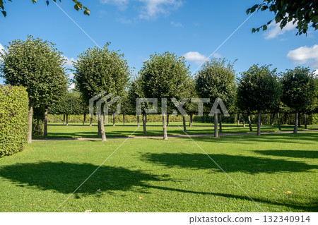 Exploring the lush gardens of Great Catherine Palace in Tsarskoye Selo on a bright sunny day Exploring the lush gardens of Great Catherine Palace in Tsarskoye Selo on a bright sunny day 132340914