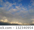 Clouds illuminated by the sunset 132340954