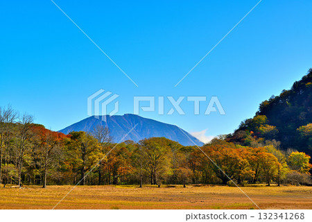 歐日光：秋天從西之湖看到男體山 132341268