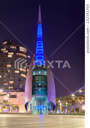 澳洲西海岸珀斯的美麗夜景 132341703