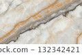 Marble Texture with White Beige and Gold Veins Stone Surface 132342421