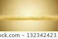 Golden Glittering Particles on Gold Gradient Background Template 132342423