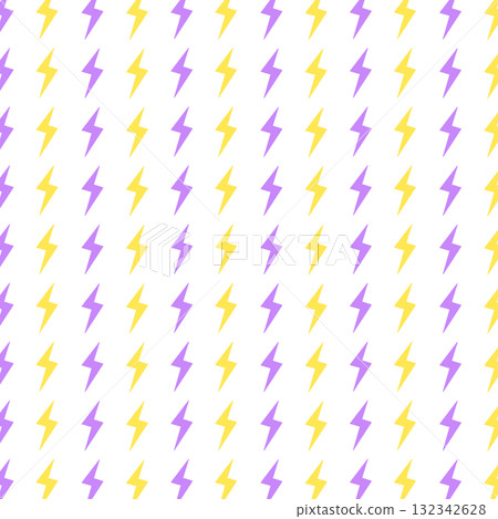 黃紫色閃電背景素材 132342628