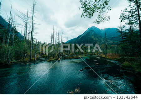 Beautiful scenery of Kamikochi Beautiful scenery of Kamikochi 132342644