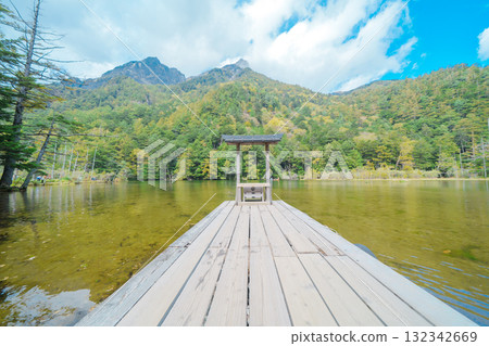 Beautiful scenery of Kamikochi Beautiful scenery of Kamikochi 132342669