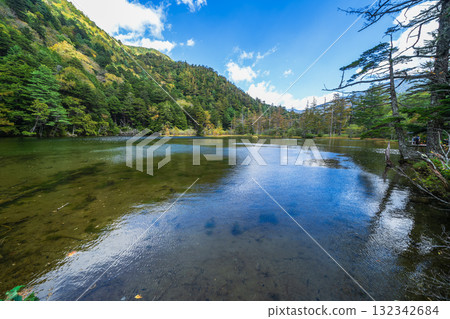 上高地美麗的風景 上高地美麗的風景 132342684