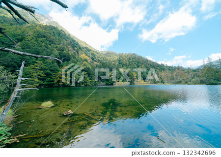 Beautiful scenery of Kamikochi Beautiful scenery of Kamikochi 132342696