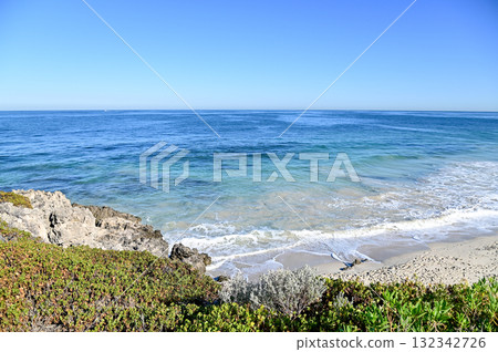 澳洲西海岸珀斯的馬米恩海灘的美景 132342726