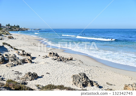 A beautiful view of Marmion Beach in Perth on the west coast of Australia 132342745