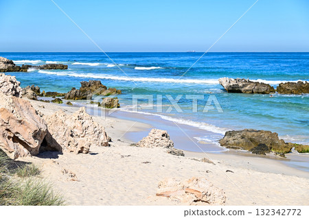 A beautiful view of Marmion Beach in Perth on the west coast of Australia A beautiful view of Marmion Beach in Perth on the west coast of Australia 132342772