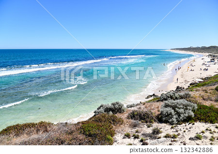 A beautiful view of Yanchep Beach in Perth on the west coast of Australia 132342886
