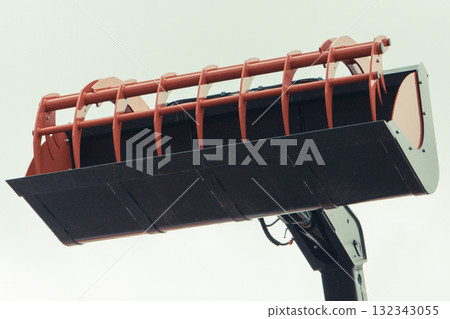 Industrial or agricultural loader machine using for transport bales of straw Industrial or agricultural loader machine using for transport bales of straw 132343055