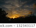 景觀與日落 132343117
