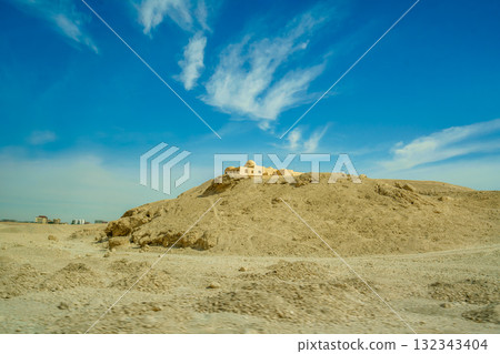 Scenic Journey to Valley of the Kings in Luxor Egypt. Scenic Journey to Valley of the Kings in Luxor Egypt. 132343404