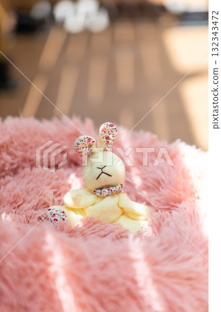 Rabbit stuffed animal 132343472
