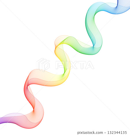 Elegant horizontal energy flow for futuristic and technology-related backgrounds. Eps 10 Elegant horizontal energy flow for futuristic and technology-related backgrounds. Eps 10 132344135