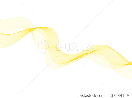 Elegant vector pattern: wavy yellow smoke in the lower part of the background. Eps 10 Elegant vector pattern: wavy yellow smoke in the lower part of the background. Eps 10 132344139