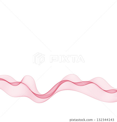 Smooth motion of red lines, perfectly suitable for medical or financial themes. Eps 10 132344143