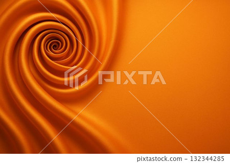 帶有玫瑰圖案的優雅波浪背景材料 132344285