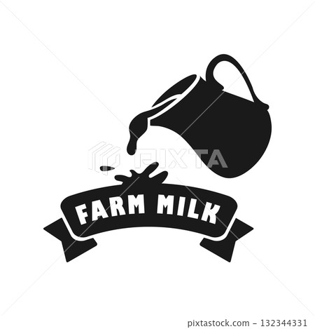 A graphic showcasing the importance of environmental conservation. The design features a milk pitcher pouring fresh milk, illustrating the connection between organic farming and eco-friendliness. A graphic showcasing the importance of environmental conservation. The design features a milk pitcher pouring fresh milk, illustrating the connection between organic farming and eco-friendliness. 132344331