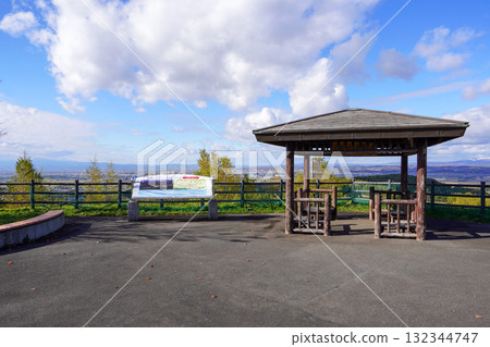 Parking lot at Totoro Pass in Fukagawa City 132344747