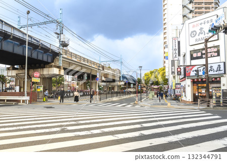 橫濱市的城市景觀，伊勢崎長者町站 132344791