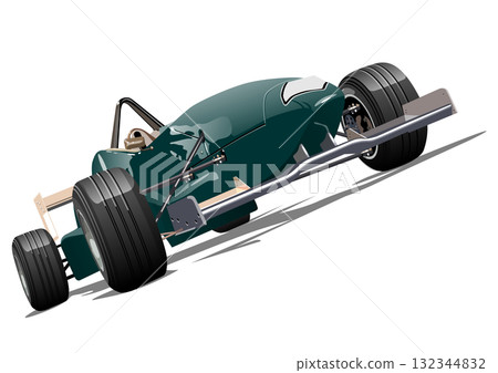 Vector formula 1 race car isolated 132344832