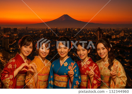 View of the cityscape towards Mount Fuji from New Man Takanawa View of the cityscape towards Mount Fuji from New Man Takanawa 132344960