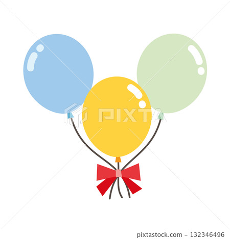 Illustration of colorful balloons 132346496