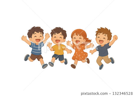 Children to jump Children to jump 132346528