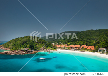 Long Beach on Redang Island, Malaysia. A tropical paradise in the South China Sea Long Beach on Redang Island, Malaysia. A tropical paradise in the South China Sea 132346665