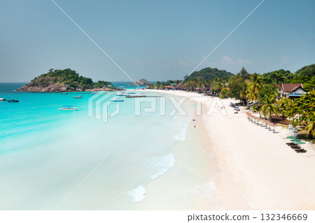 Paradise beach on Redang Island, Malaysia. A beach called long beach in the South China Sea Paradise beach on Redang Island, Malaysia. A beach called long beach in the South China Sea 132346669