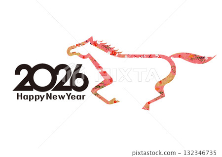 2026年新年賀卡 132346735