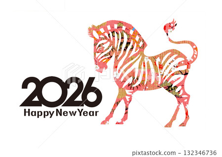 2026年新年賀卡 132346736