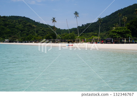 Breathtaking scenic view of the turtle beach of Redang Island, Malaysia Breathtaking scenic view of the turtle beach of Redang Island, Malaysia 132346767