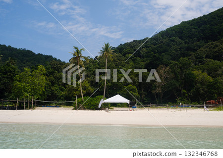 Spectacular scenic view of Turtle Beach on Redang Island, Malaysia Spectacular scenic view of Turtle Beach on Redang Island, Malaysia 132346768