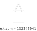Tote Bag Template 132346941