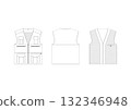 Vest Jacket Template 132346948