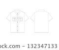Work Shirt Template. 132347133