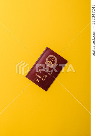China Citizen Passport, Chinese document for global business 132347243