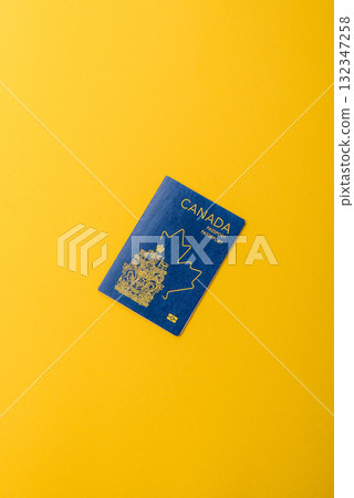 Canadian passport for travelling, flying and doing business. Canada document, id 132347258