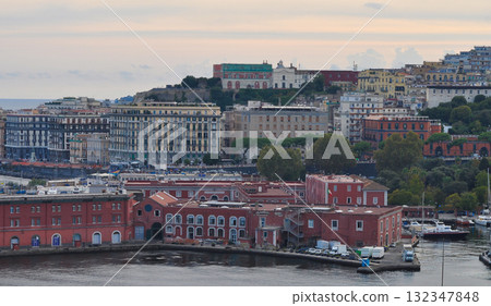 Aerial View of Napoli building at Italy Aerial View of Napoli building at Italy 132347848