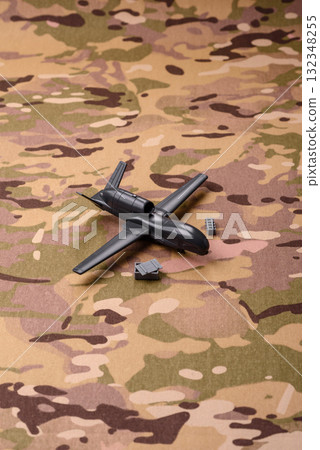 Drone unmanned autonomous technology of strikes on the enemy. Drones as defense against invaders 132348255