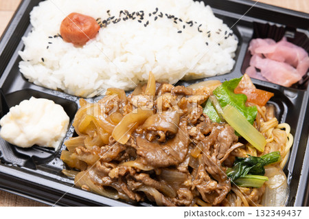 Delicious yakiniku bento 132349437