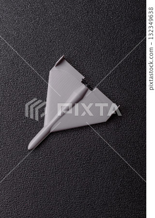 Drone, unmanned vehicle Shahed of Iranian or Russian manufacture, war, occupation. Drone Shahed 132349638