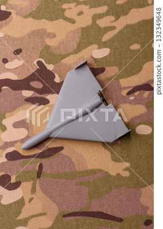 Drone, unmanned vehicle Shahed of Iranian or Russian manufacture, war, occupation. Drone Shahed 132349648