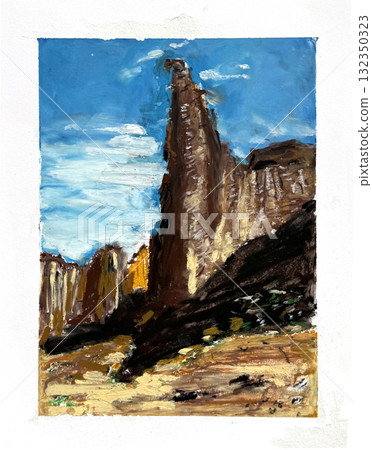 Rocks - Children's Drawings (Elementary School Students) 132350323