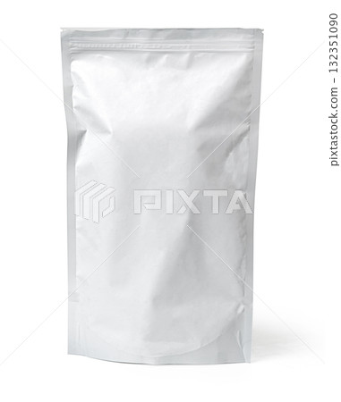 Blank white stand up pouch packaging mockup Blank white stand up pouch packaging mockup 132351090