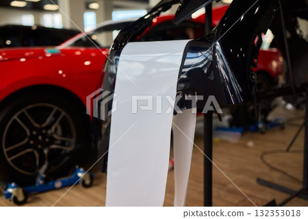 Our car wrap installation services redefine vehicle aesthetics and branding at our auto shop Our car wrap installation services redefine vehicle aesthetics and branding at our auto shop 132353018